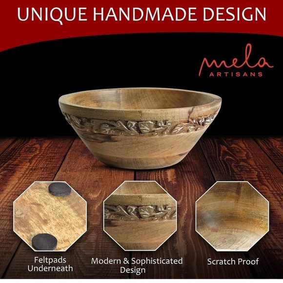 MELA ARTISANS ⭐️ wooden serving bowl - Picture 3 of 7